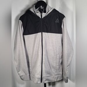 Reebok Gray and Black Hoodie